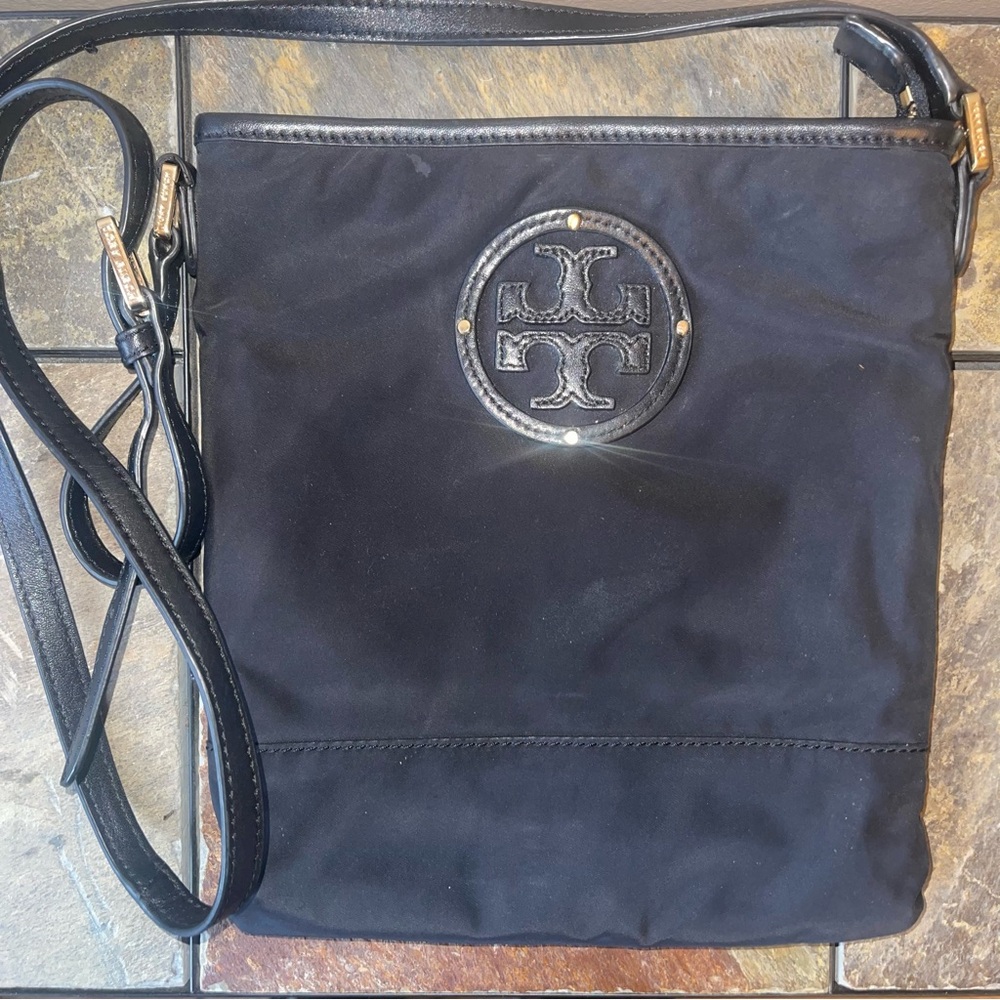 Tory Burch Black Nylon Crossbody Bag